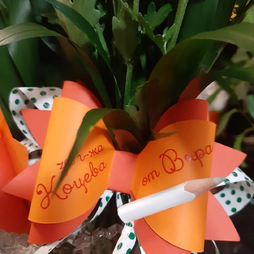 Панделка с надпис